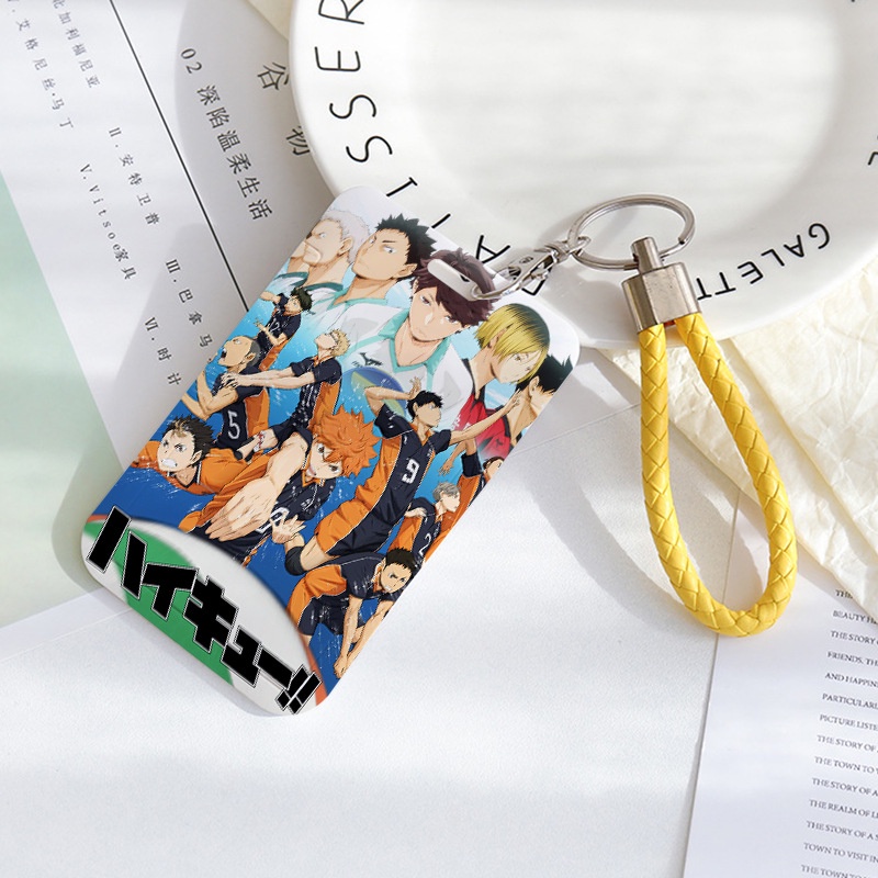 Anime Tokyo Revenger, Attack on Titan, Jujutsu Kaisen, ONE PIECE,Demon Slayer,Genshin,My Hero Academia,Arknights,Sailor Moon, Honkai Impact,Captor Sa Lanyards Card HOLDER