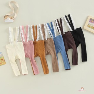 Xzq-baby Boys Girls Suspender Legging, Quần legging đan ren không tay