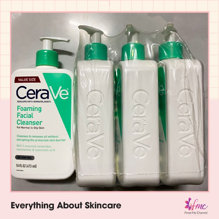 Sữa rửa mặt Cerave Foaming Facial Cleanser For Normal To Oily Skin dành cho da dầu (3 size)