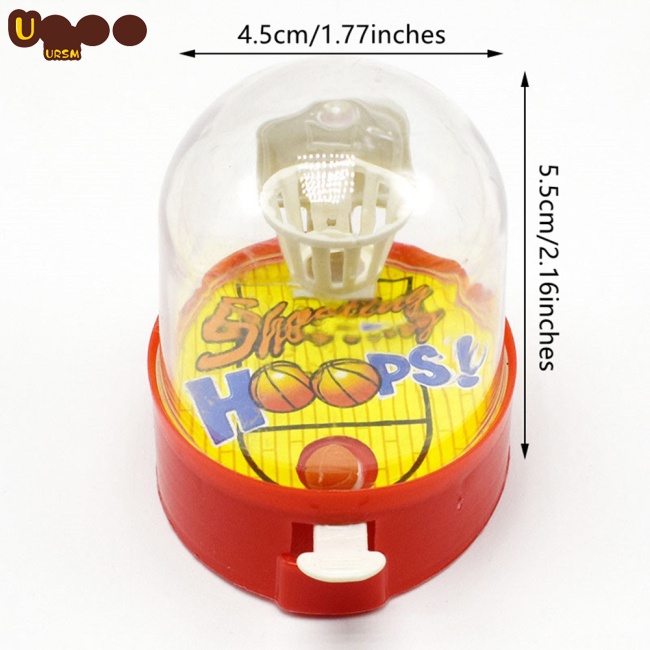 Máy Chơi Bóng Rổ Mini Cầm Tay Giải Tỏa Căng Thẳng Dễ Thương Cho Bé