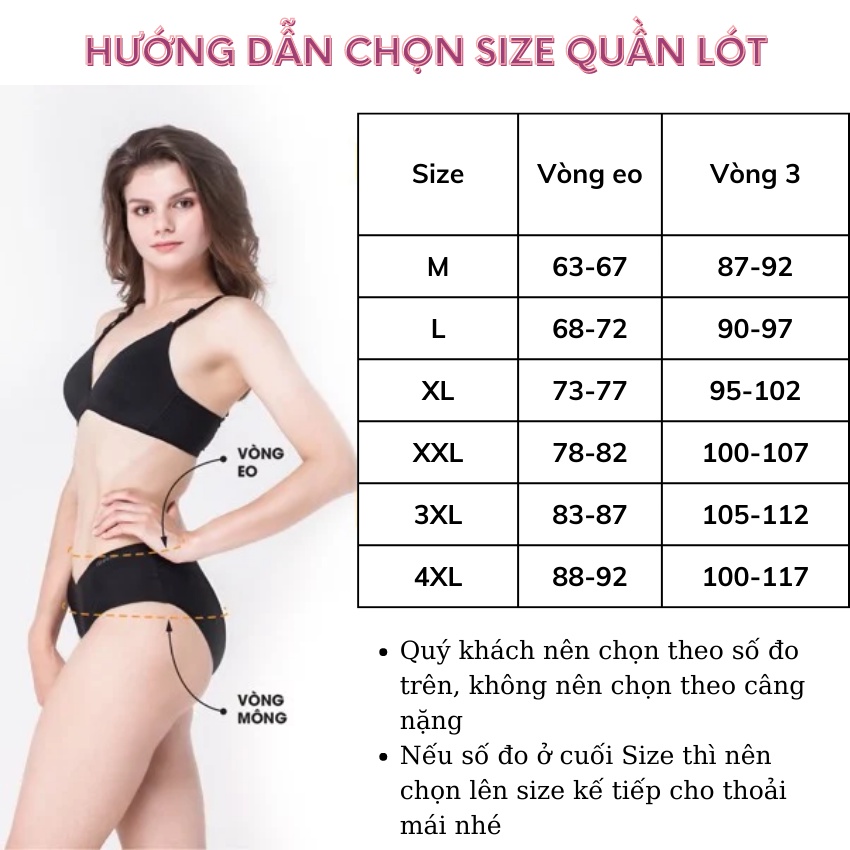 Quần lót nữ thái lan SISTERHOOD 2019 – Chất thun lạnh cực mát, nhiều size