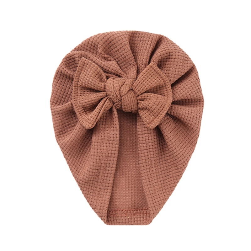 Mũ Turban Dệt Kim Đính Nơ Kiểu Hồi Giáo Thời Trang Mùa Đông Cho Bé Sơ Sinh