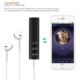 [largelook] Mini Wireless Bluetooth Car Kit Hands 3.5mm Jack AUX Audio Receiver Adapter NEW
  