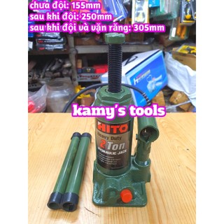 KÍCH CON ĐỘI THỦY LỰC 2 TẤN (CON ĐỘI THỦY LỰC, KÍCH THỦY LỰC)
