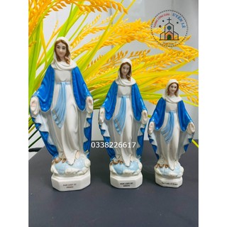 Tượng công giáo tượng mẹ ban ơn gốm sứ