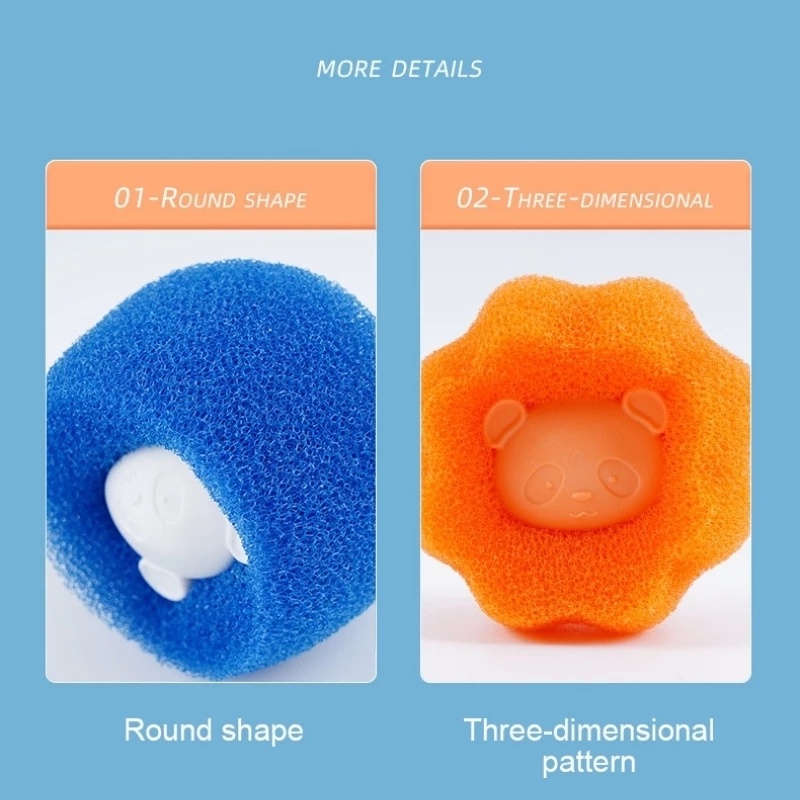 Set 3 Quả Bóng Giặt Đồ Tiện Lợi Cho Thú Cưng