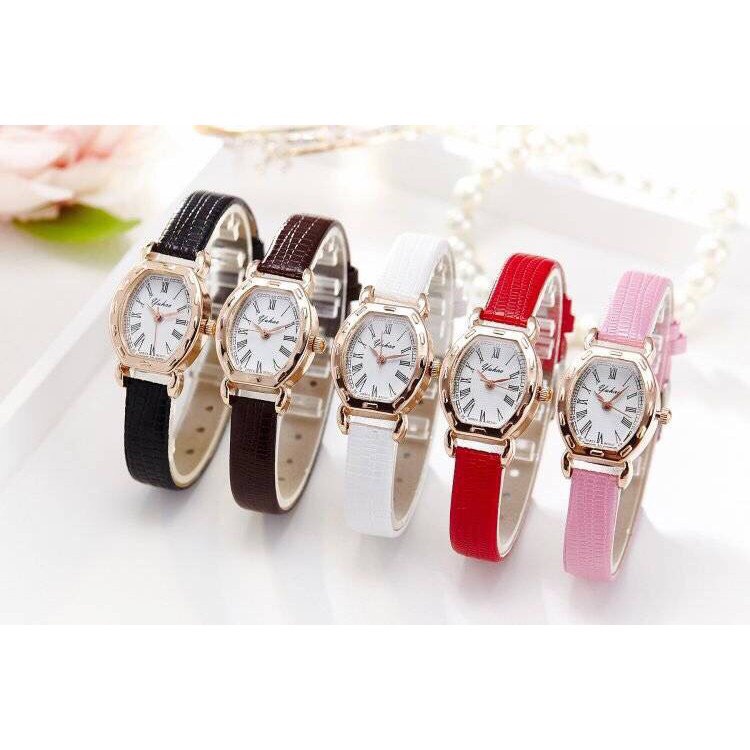 Đồng hồ thời trang nữ Yuhao mini mặt la mã cực đẹp DH29