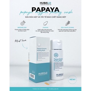 Sữa rửa mặt bột enzyme peeling wash Hubislab