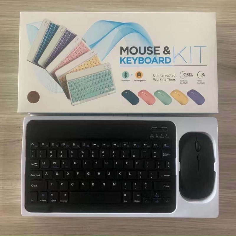 COMBO BÀN PHÍM + CHUỘT BLUETOOTH KHÔNG DÂY KIT