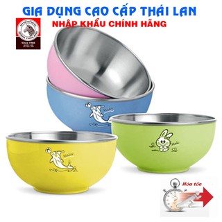Chén inox hai lớp 11cm zebra 124002
