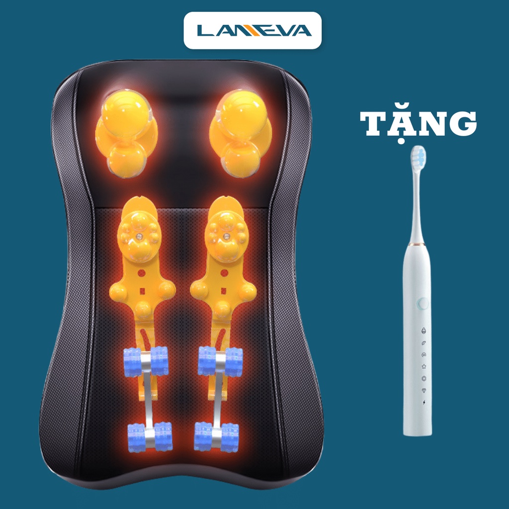 Đệm Massage Lưng CAO CẤP LANEVA L0011, Dụng Cụ Massage Đa Năng Thư Giãn Toàn Thân Giảm Đau Mỏi Cơ