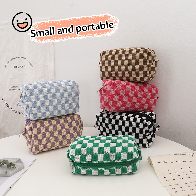 Túi Đựng Bút / Mỹ Phẩm Cỡ Lớn Phong Cách Hàn Quốc Tiện Dụng