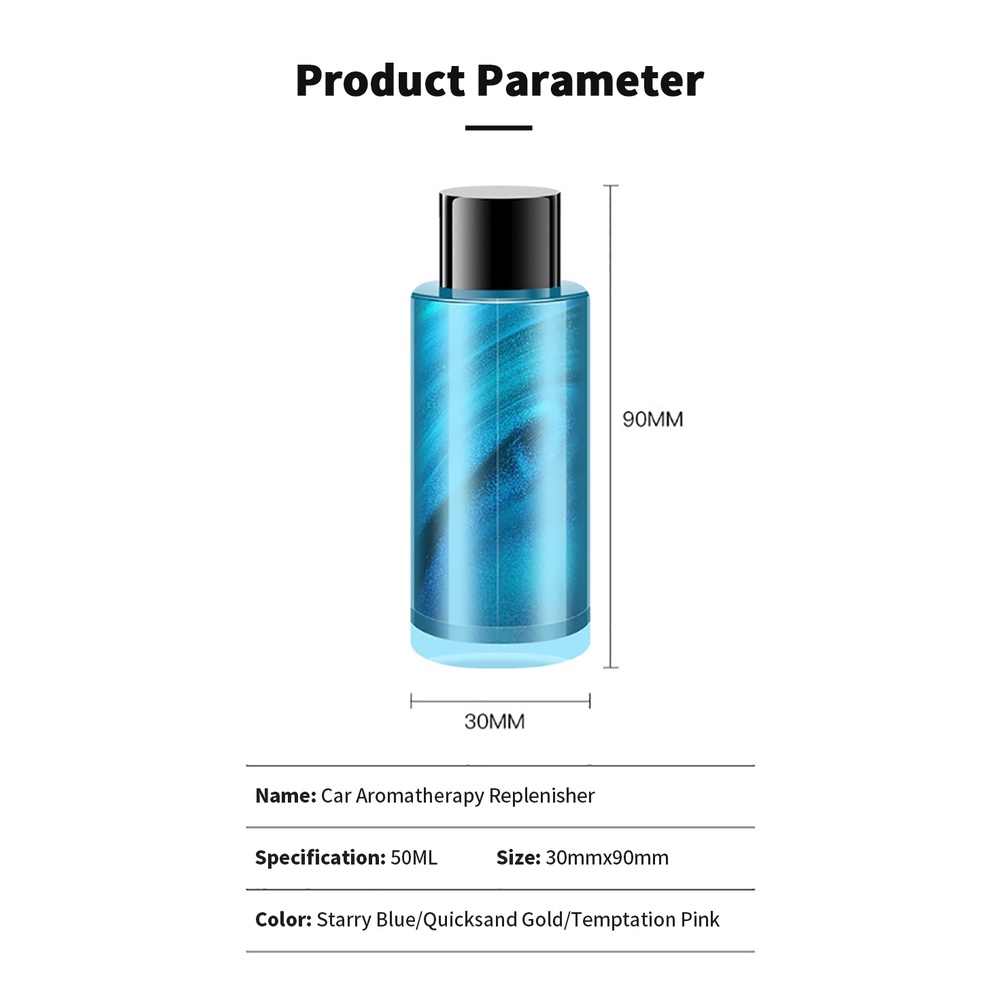 Tinh Dầu Thơm 30ML Có Cát Chảy Năng Lượng Mặt Trời Sáng Tạo Cho Xe Hơi nước hoa ô tô