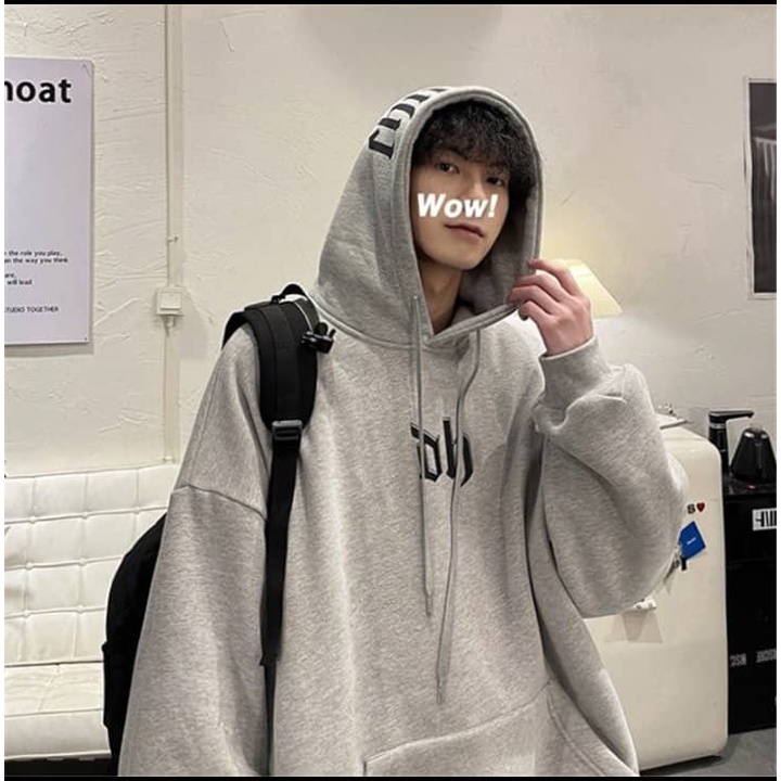 Áo hoodie tay dài nam nữ form rộng, phong cách hàn quốc, size từ M đến 9XL