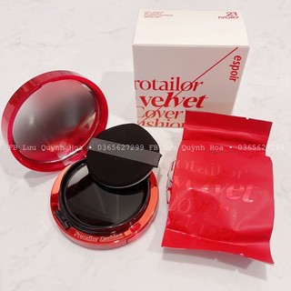 Phấn nước espoir pro tailor be velvet cover cushion spf 34 pa++