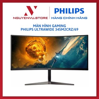 Màn hình cong gaming philips ultrawide 345m2crz 34 inch - hàng chính hãng