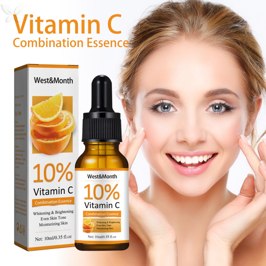 [VOG] Tinh Chất Vitamin C 10ml Dưỡng Ẩm Làm Trắng Xóa Đốm Nâu Cấp Nước Kiềm Dầu Cho Da