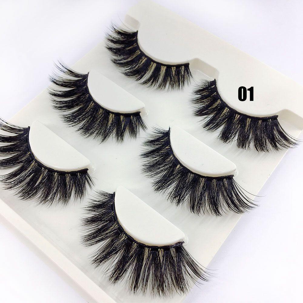 Set 3 Cặp Lông Mi Giả MIH SKONHED Thời Trang Dành Cho Nữ