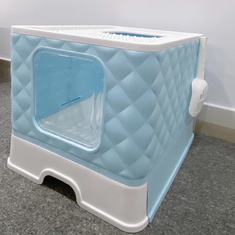 Nhà vệ sinh vuông cho mèo 50.5x40.8x37cm đủ màu