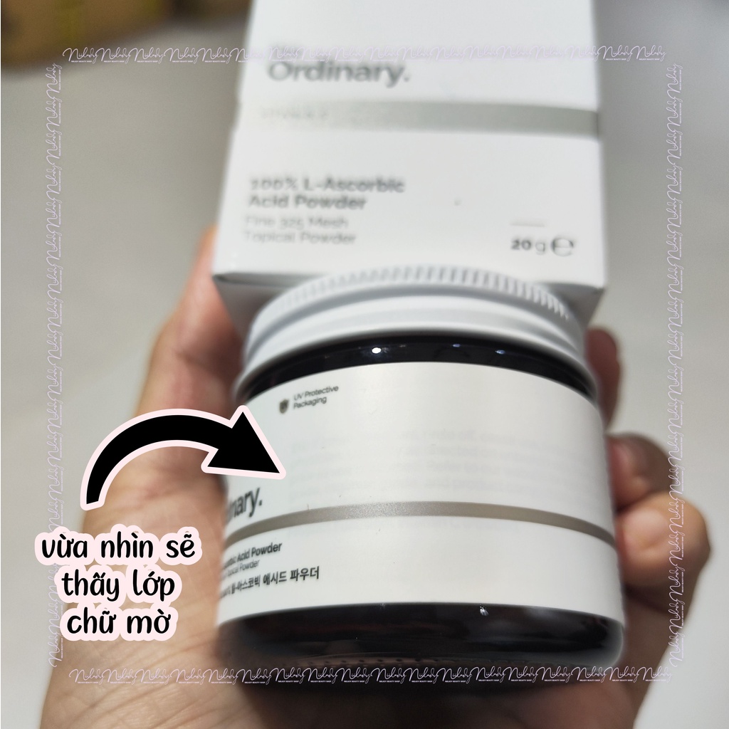 Bột Vitamin C làm sáng da, mờ thâm 100% L-Ascorbic Acid Powder