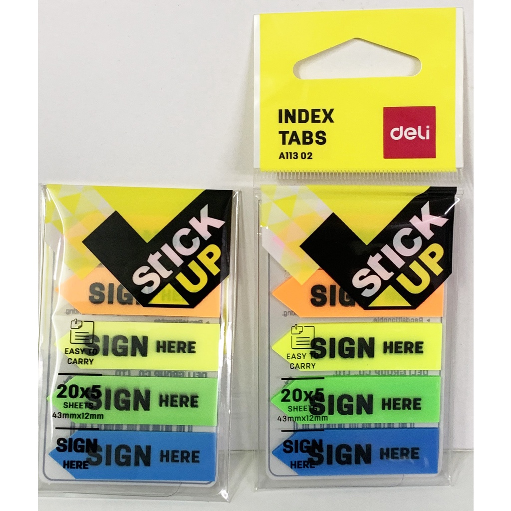 Giấy nhớ Sign Here A113 (đánh dấu chữ ký, đánh dấu trang)