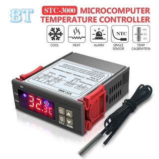 Bộ Cảm Biến Nhiệt STC-3000 DC12V 24V AC110V-220V