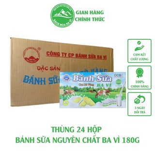 Thùng 24 Hộp Bánh Sữa Con Bò Vàng Ba Vì - Đủ Loại
