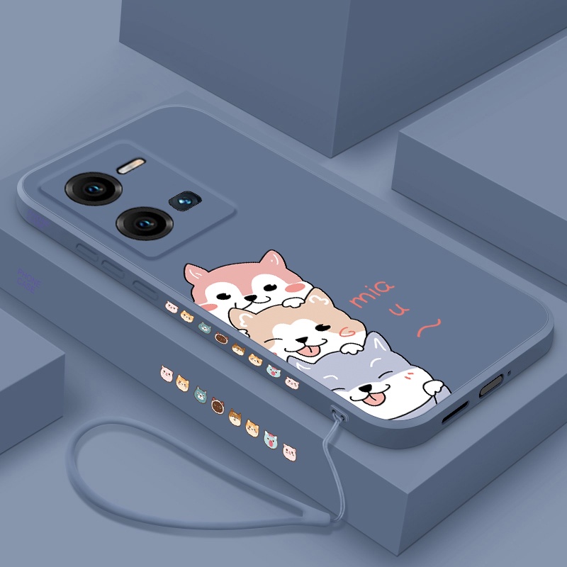 Ốp Vivo Y35 Y22S Y16 Y15S Y15A Y01 Y02S Y17 Y15 Y12 Y12S Y20 Y20S Y12A U10 Soft Case Lovely Dog GG