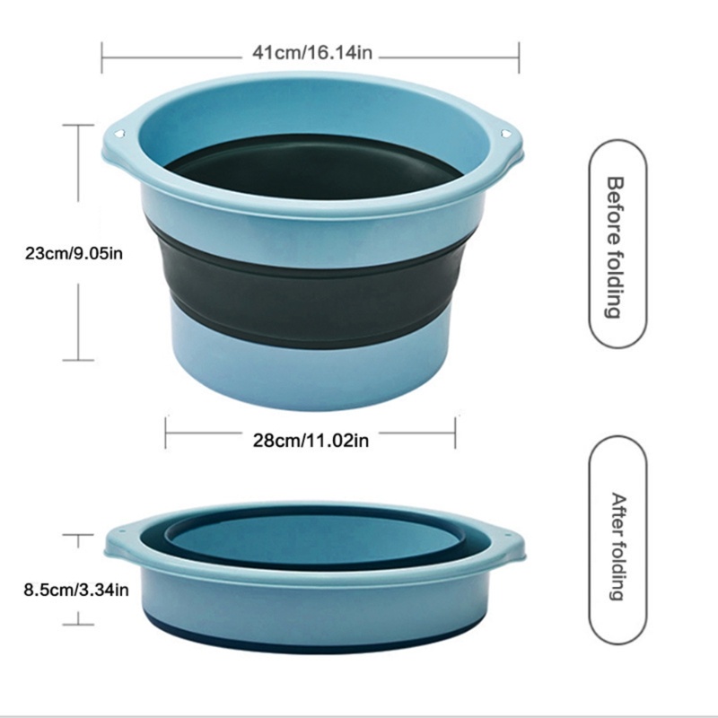 Chậu Ngâm Chân Mát Xa Chân Có Thể Gấp Gọn Tiện Lợi