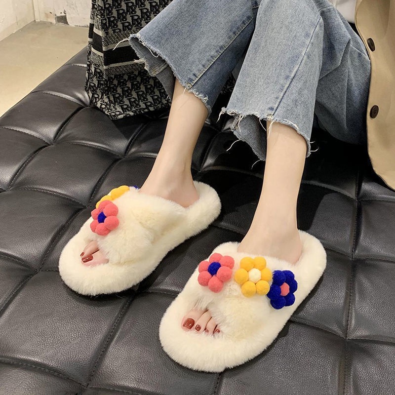 Dép Bông Đi Trong Nhà Chống Trượt Dễ Thương Cho Nữ