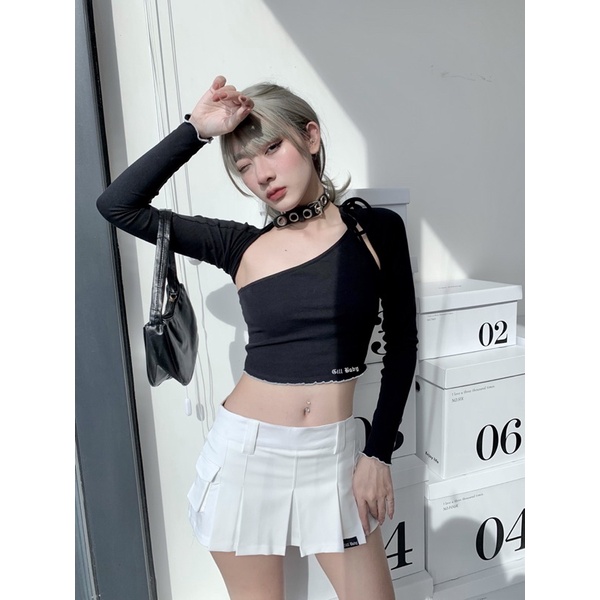 GILL BABY | Set 2 áo croptop kiểu trendy sexy đi chơi hẹn hò sống ảo