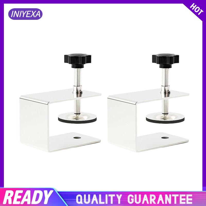 Set 2 Kẹp Ngăn Kéo Trước Bằng Kim Loại Dễ Điều Chỉnh Kèm Giá Đỡ Cho Đồ Gỗ Phần Cứng