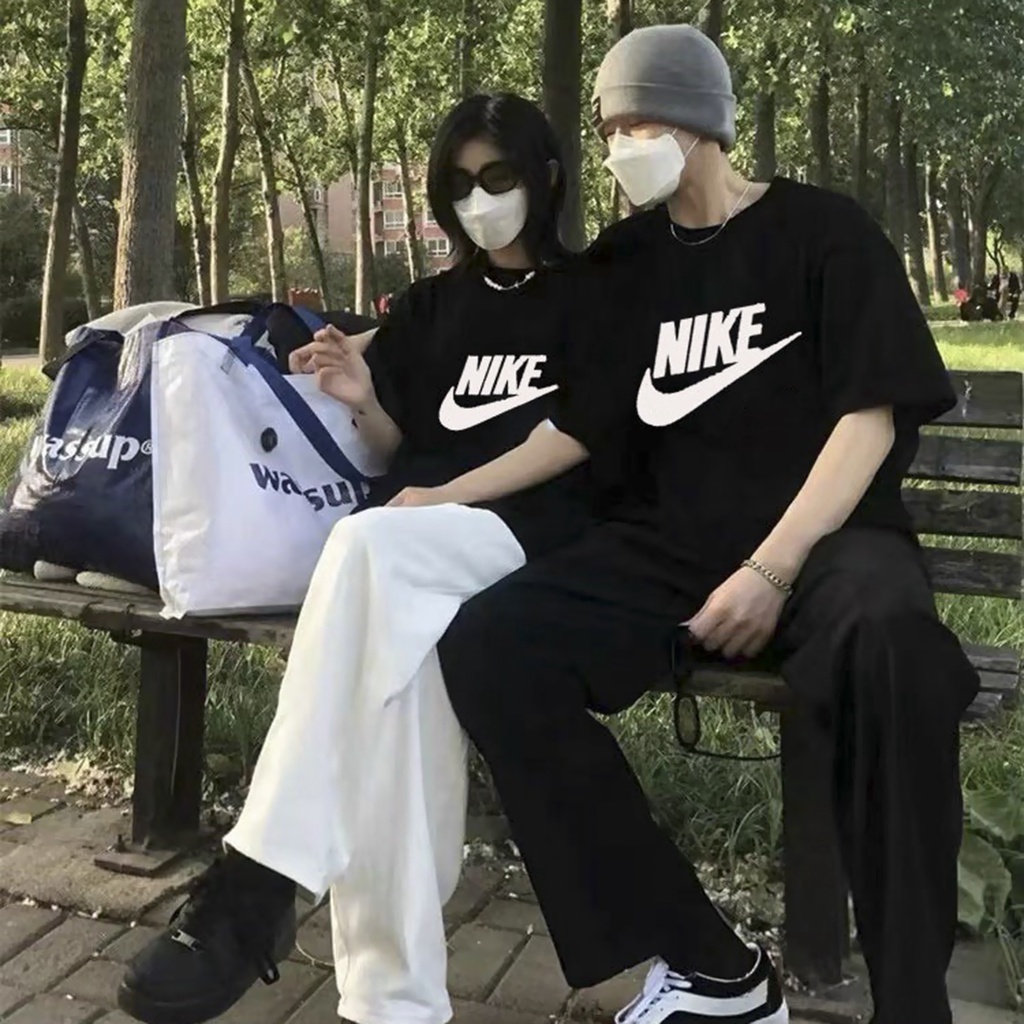 Áo thun nam N!ke thể thao unisex nam nữ mặc đẹp mẫu in logo sang trọng chất cotton co dãn mềm mịn thoáng mát