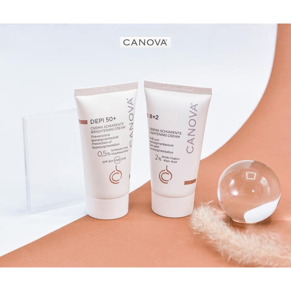 CANOVA 8+2 - Lightening Cream 50mL - Kem Làm Mờ Nám, Sáng Da Ngày/Đêm.