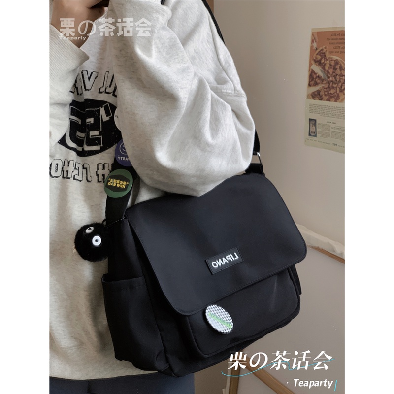 Túi Đeo Chéo Phong Cách Harajuku Nhật Bản Cho Nam Nữ