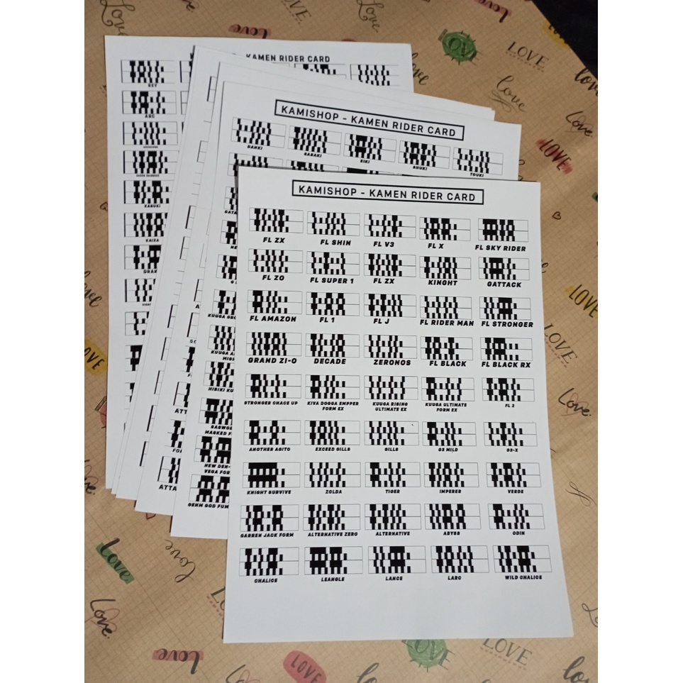 Bộ Mã Chế Đọc Trong Driver Cho Các Dòng Card Kamen Rider - Card Goseiger - Card Rouze Blade - KAMISHOP