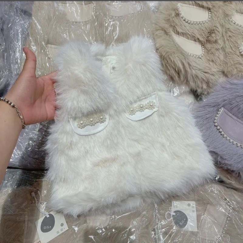 Áo GILE  lông cho bé gái hàng Quảng Châu.