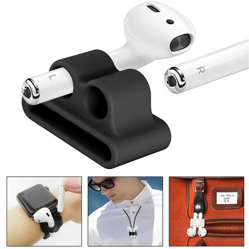 Giá Đỡ Tai nghe không dây Bằng Silicon Chống Thất Lạc HdoorLink Dạng Kẹp Chữ A