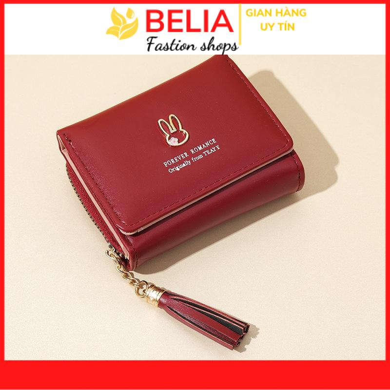 Ví nữ mini cao cấp ngắn cute nhỏ gọn bỏ túi thời trang giá rẻ BELIA VN10