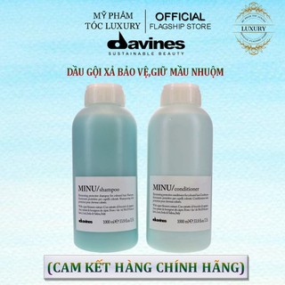 Dầu gội xả Davines Minu bảo vệ giữ mầu tóc nhuộm 1000ml
