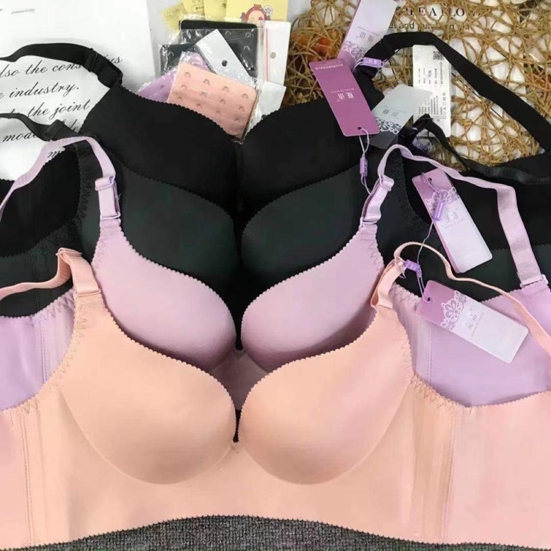 Áo lót su trơn bản to k gọng dày 3cm ôm nâng ngực siêu đẹp