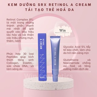 Kem dưỡng SRX Retinol A Cream tái tạo trẻ hoá da