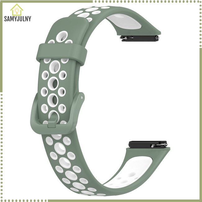Dây Đeo Thay Thế Hai Màu Sắc Tương Phản Thoáng Khí Cho Đồng Hồ Huawei Band 7