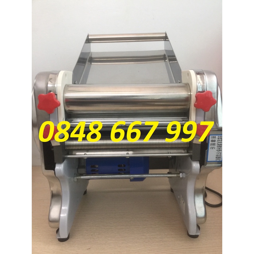 Máy cán bột làm đế pizza, bánh bột lọc hiệu FKM200 trục cán 20CM, chạy bằng điện gia đình 220V tiện lợi, nhanh chóng