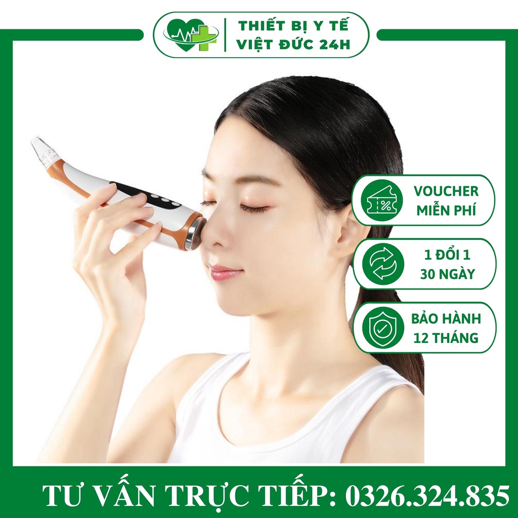 Máy Hút Mụn Và Massage Nóng Cầm Tay Skin Care❤️Bảo hành chính hãng❤️