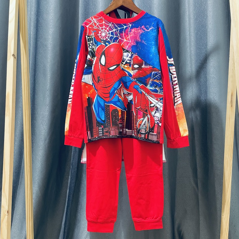 Bộ Siêu Nhân Nhện SPIDERMAN Hãng SAMKIDS Tay Dài B121