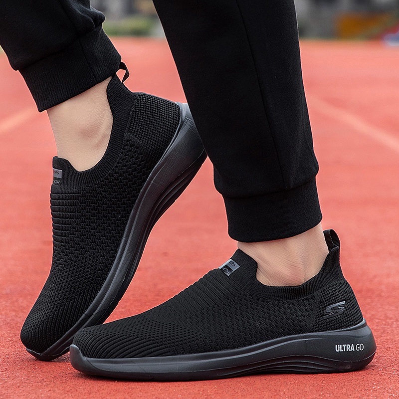 Giày Thể Thao Skechers_Giày Đế Mềm Phối Lưới Thoáng Khí Thoải Mái Cho Nữ