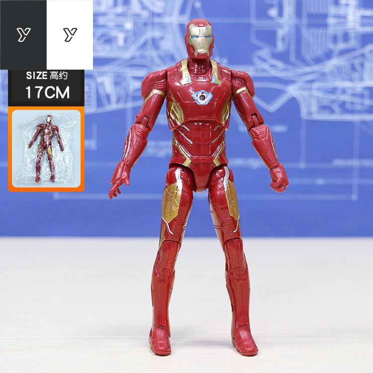 Bộ khớp búp bê Avengers có thể cử động trọn mô hình làm bằng tay Iron Man Spider-Man đồ chơi trẻ em nam