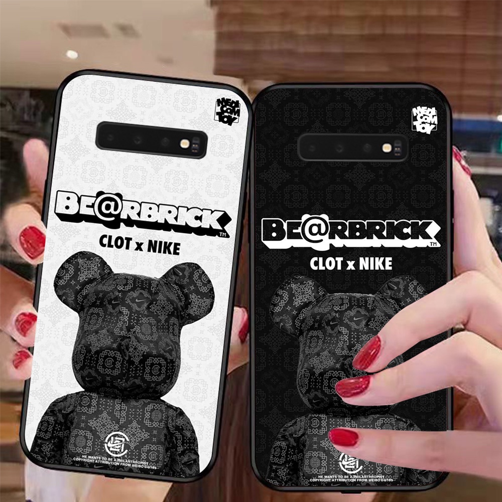 Ốp lưng điện thoại Samsung s10 / ss s10 5g / ss s10 plus / ss s10+ in hình gấu bear, kaws, be@rbrick clot x nike
