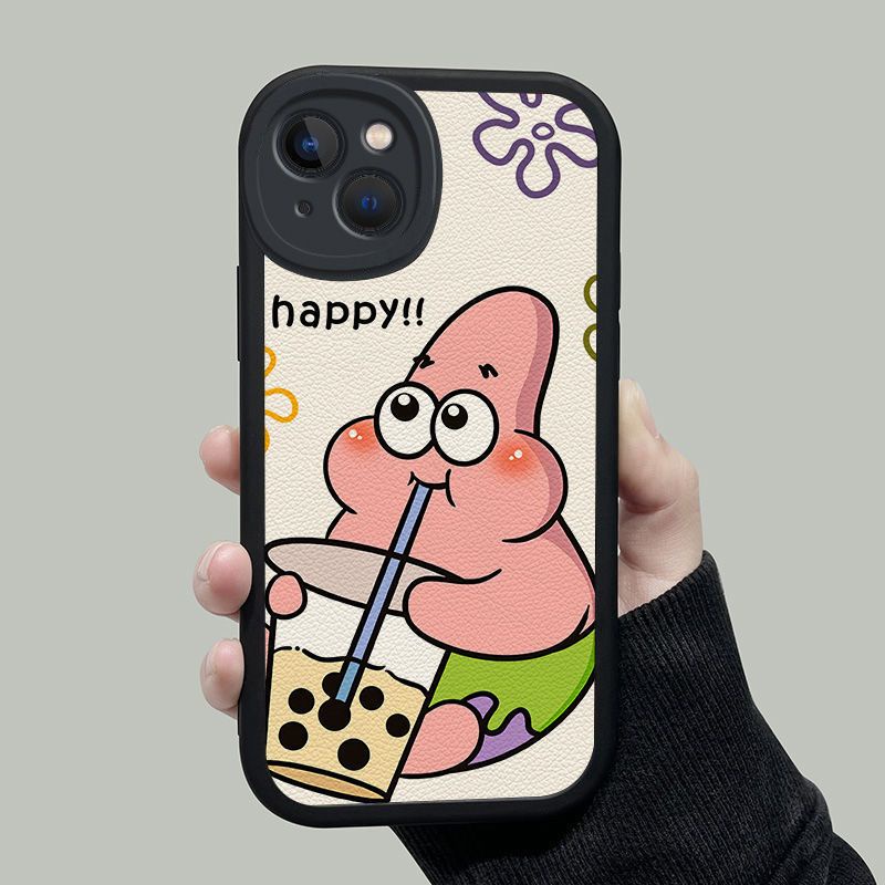 ️ Ốp lưng Hoạt hình Đơn giản Trọn gói Bao đựng Điện thoại SpongeBob SquarePants Bảo vệ chống bám vân tay chống rơi OPPO A16 A33 A53 A11X A9 2020 A11 A5s A15 A72 A76 A96 F9 F9pro F11